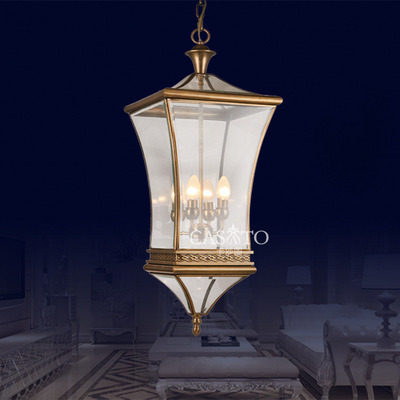 【家居燈飾加盟 歐式全銅玻璃吊燈廠家直銷 9月D0387 家居燈飾加盟】價格,廠家,圖片,吊燈,卡莎圖歐式燈飾批發-