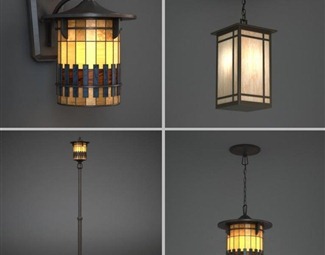 歐式燈具電器設(shè)備的3D模型 設(shè)計美學與實用性的完美融合